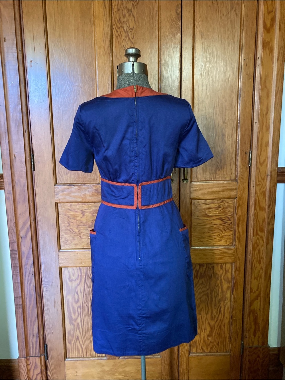 Marc Jacobs silk two-tone shift dress size 2 - Picture 4 of 5